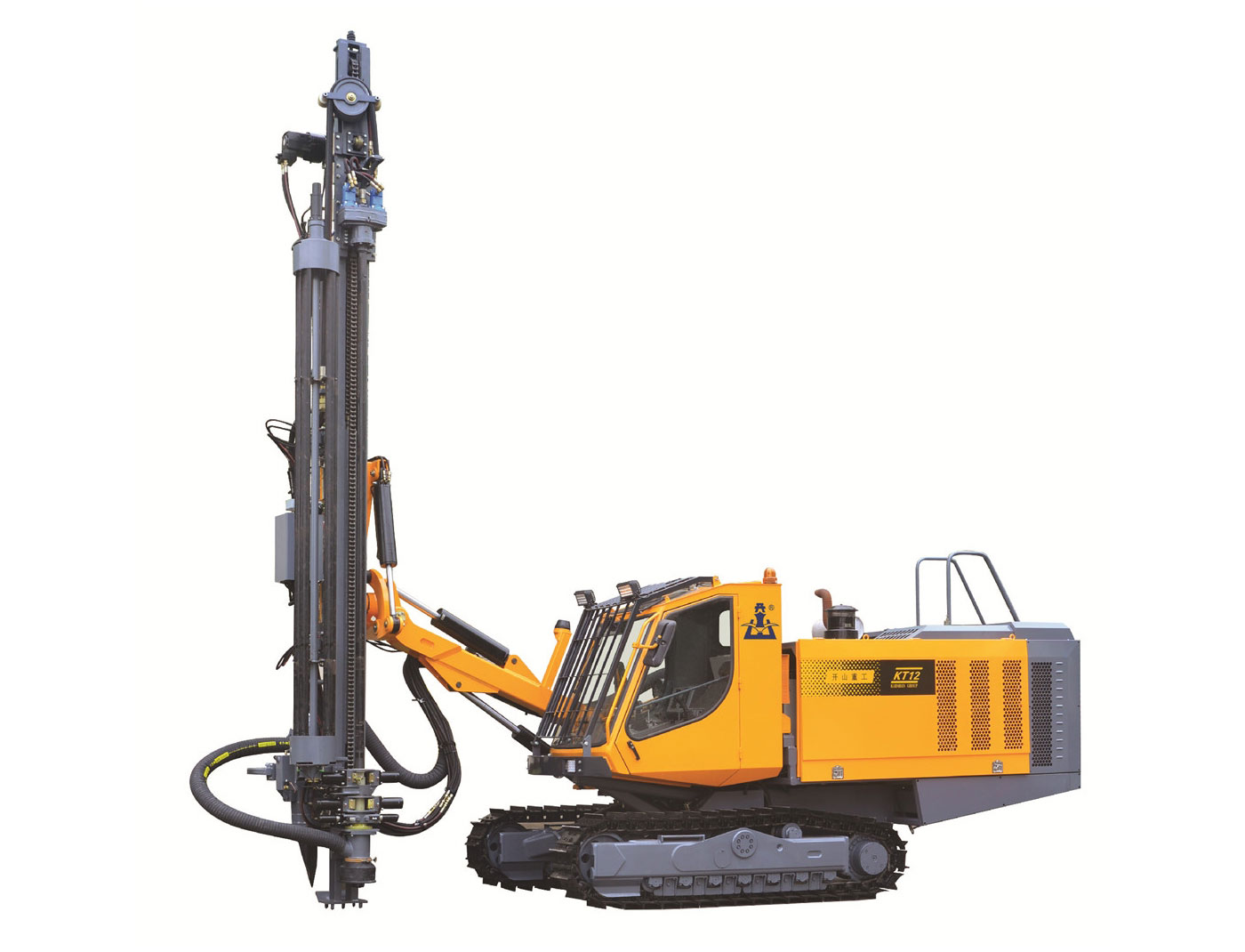 開(kāi)山牌KT12全自動(dòng)帶駕駛室潛孔鉆車(chē)